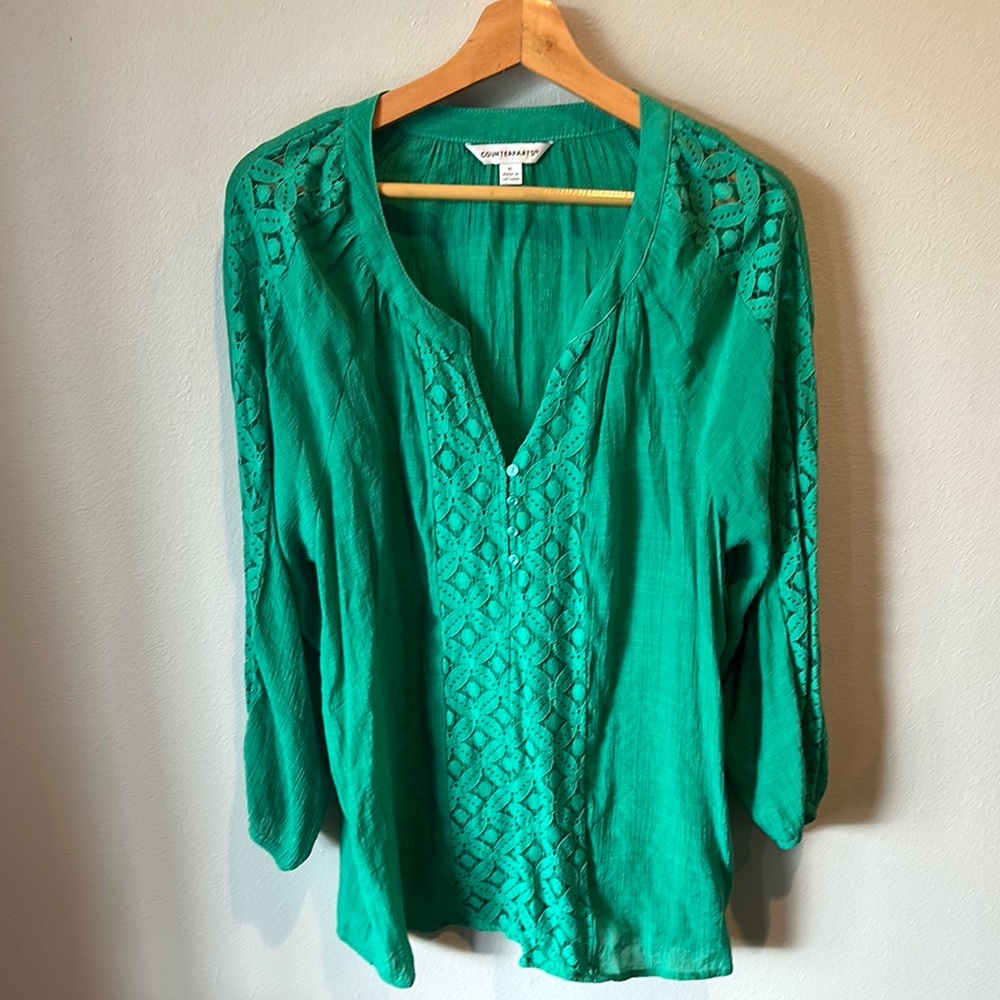 Green Women's Top